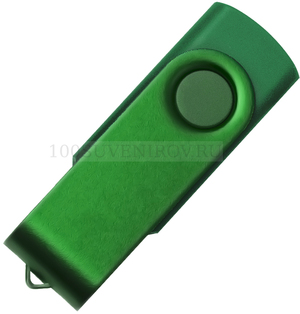 Фото USB flash-карта DOT (8Гб), зеленый, 5,8х2х1,1см, пластик, металл