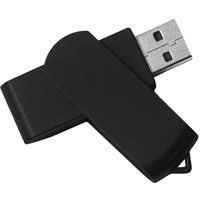 USB flash-карта SWING (16Гб), черный, 6,0х1,8х1,1 см, пластик