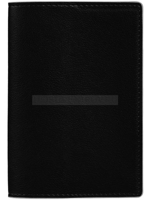 Фото Обложка для паспорта PETRUS с карманами для визиток, черная, 9,7х14 см «Сделано в России»