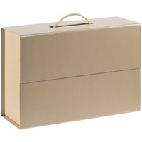 Коробка Portfolio на магнитах, 33,8х22,7х11,8 см, бежевая