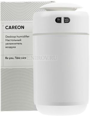 Фото Настольный увлажнитель воздуха с подсветкой DH07, белый «Careon»