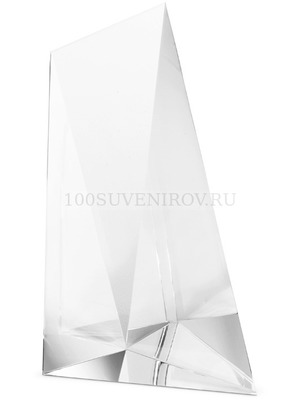 Фото Награда стела NOSTROMO из стекла в подарочной коробке, 10,1 х 4 х 18,5 см (прозрачный)