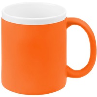 Кружка StopSpot с покрытием софт-тач, оранжевая