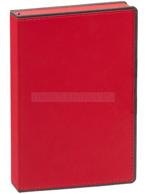 Фото Ежедневник Frame, недатированный, красный с серым «Контекст»