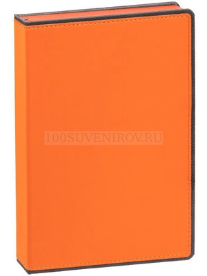 Фото Ежедневник Frame, недатированный, оранжевый с серым «Контекст»