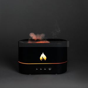 Фото Увлажнитель-ароматизатор с имитацией пламени Fuego, черный «Molti»