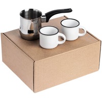Кофейный набор MORNING MELODY: 2 кружки, 100 мл., турка, 250 мл. в коробке.
