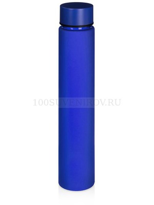 Фото Фирменная бутылка для воды TONIC из тритана, для брендирования, 420 мл, d5,1 х 25,5 см «Waterline» (синий)