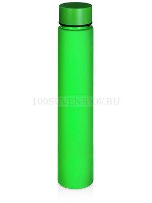 Фото Фирменная бутылка для воды TONIC из тритана, для брендирования, 420 мл, d5,1 х 25,5 см «Waterline» (зеленый)