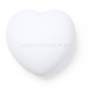 Фото Антистресс BIKU в форме сердца, 7 x 4 x 7 см (белый)