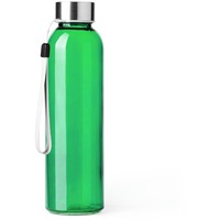 Стеклянная бутылка ALFE с ремешком, 500 мл, d6,3 х 22 см, зеленый