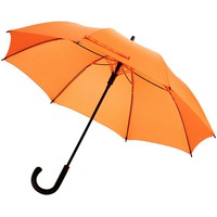 Фото Зонт-трость Undercolor с цветными спицами, оранжевый