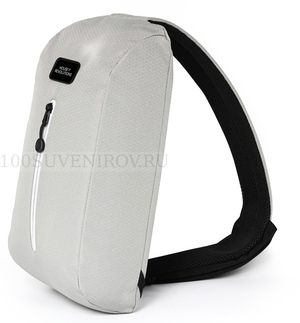 Фото Складная сумка-слинг Nomad на одно плечо из переработанного пластика, 35 x 20 x 11 см «Brand Charger» (серый)