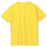 Футболка унисекс Regent 150, желтая (лимонная) XXL