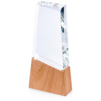 Награда KONIX из стекла и дерева, 9,4 х 3,6 х 20,8 см