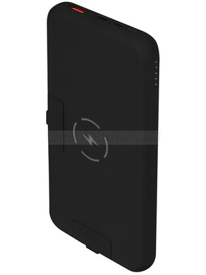 Фото Стильный внешний беспроводной аккумулятор NEO Wireless PD, 10000 mAh, 15,6 x 7,8 x 1,4 см. Предусмотрено нанесение логотипа.  «Rombica» (черный)