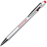 Ручка-стилус металлическая шариковая Sway Monochrome с цветной зеркальной гравировкой, d1 х 14,5 см