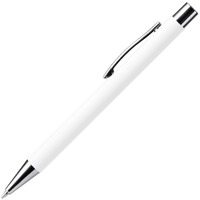 Ручка металлическая шариковая soft-touch DOVER, белый