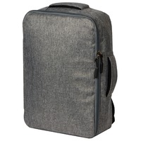 Сумка рюкзак-трансформер TURNOVER для ноутбука 15 из переработанного пластика, 41 х 29 х 11 см. Доступно нанесение логотипа.
