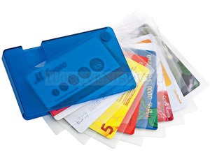 Фото Футляр для кредитных и дисконтных карт (синий)