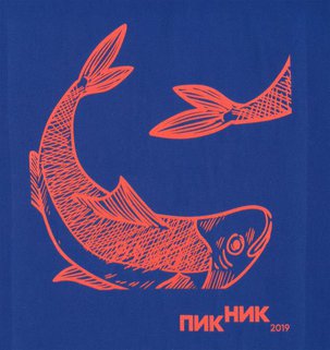 Фотография полноцвет по текстилю: Холщовая сумка Avoska, ярко-синяя