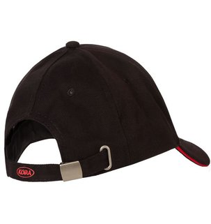 Фотография шелкотрансфер кепки: Бейсболка BUFFALO, черная с красным