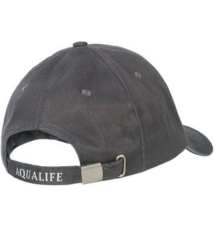 Фотография шелкотрансфер кепки: Бейсболка BUFFALO, темно-серая со светло-серым