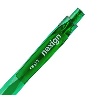 Фотография тампопечать: Ручка шариковая Prodir QS20 PMT-T, зеленая