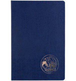 Фотография тиснение фольгой: Ежедневник Basis, датированный, синий